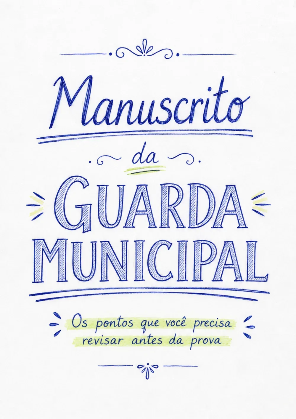Prévia 1 de 9 do Manuscrito da Guarda Municipal