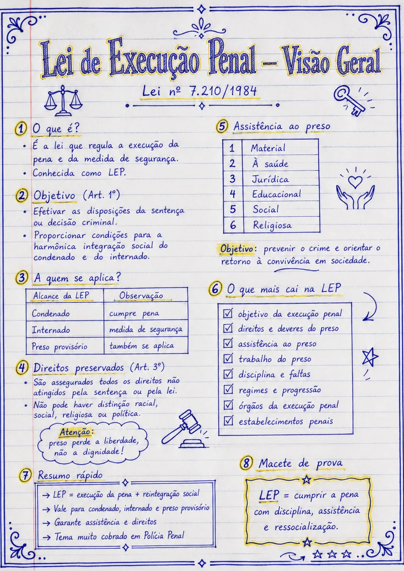 Prévia 7 de 8 do Manuscrito da Polícia Penal